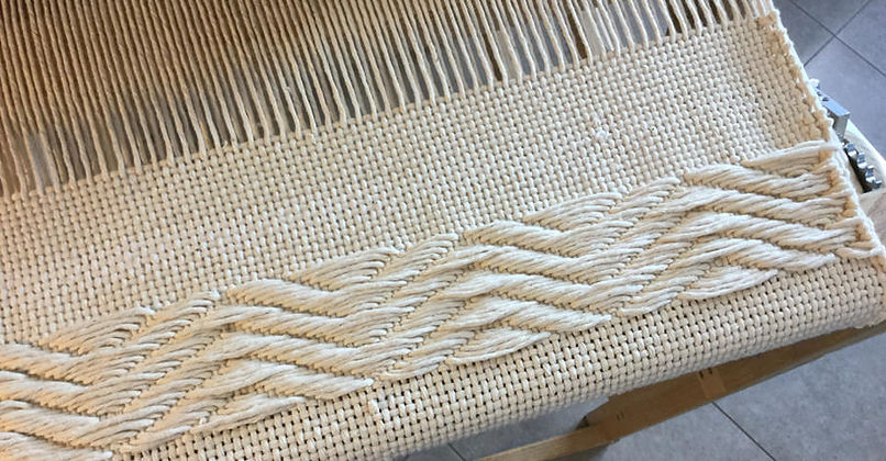 Tessuti Arredamento fatti a mano - hand weaving upholstery fabric - Made inItaly-Officine Contesto